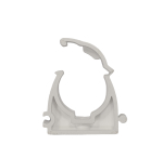 20MM PP HINGED CONDUIT CLIP WHITE - PACK 10