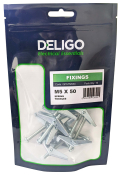 Spring Toggles 5 x 50mm (Pack of 10) Spring Toggles 5 x 50mm (Pack of 10)
